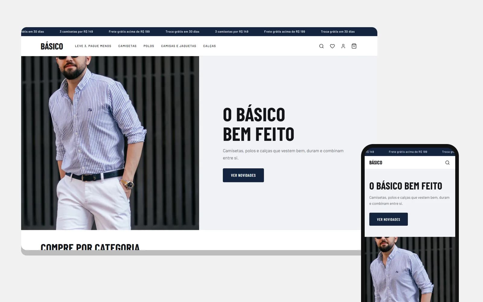 Prévia do template Básico